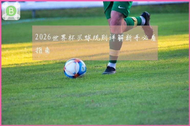 2026世界杯买球规则详解新手必看指南