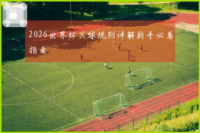 2026世界杯买球规则详解新手必看指南
